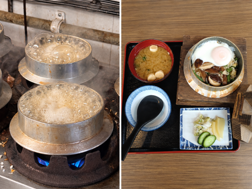 名物の釜めし定食 1,650円