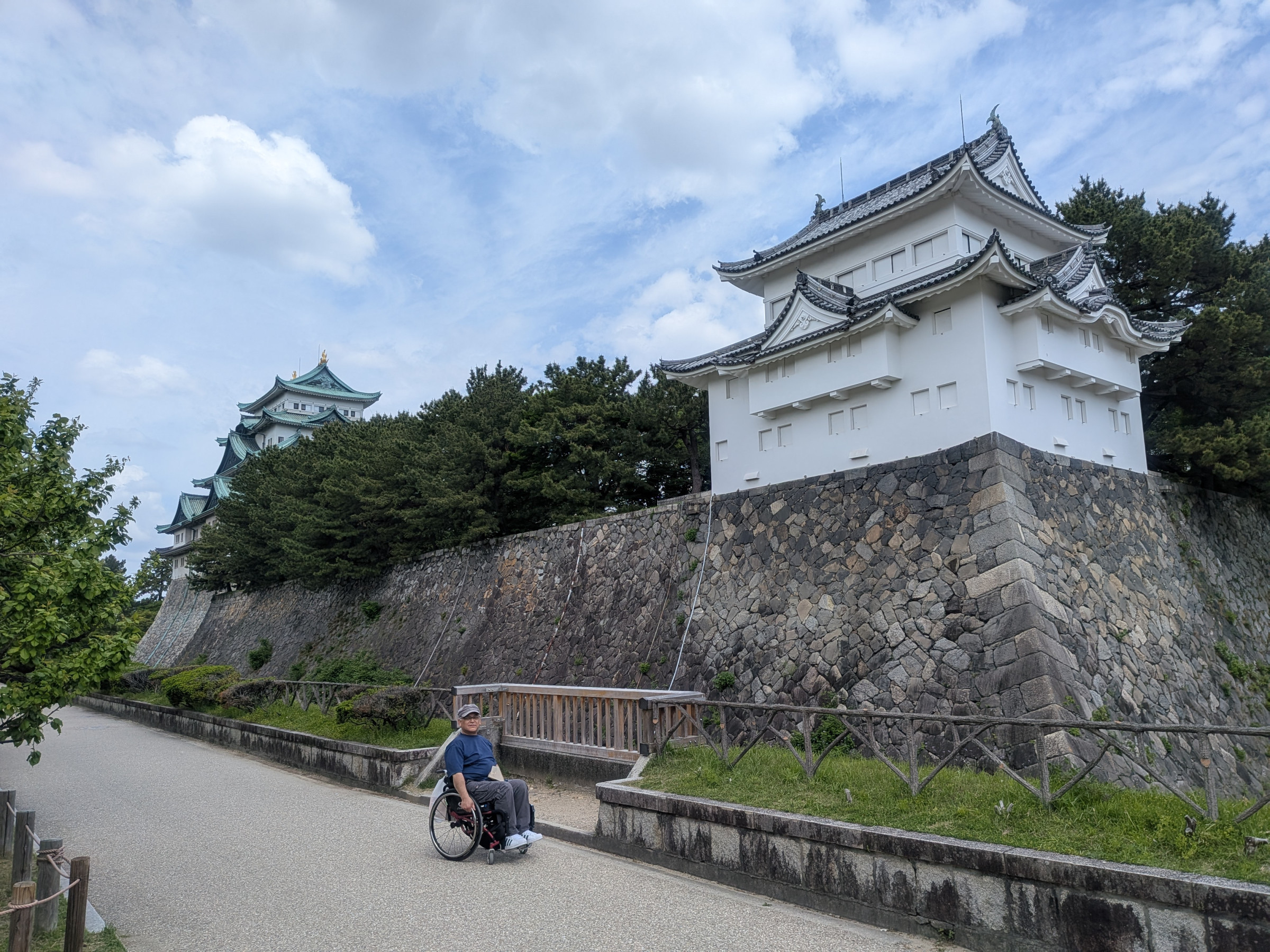 お城マニアの社長🏯バリアフリー調査で名古屋城を訪れた時の写真📷️です