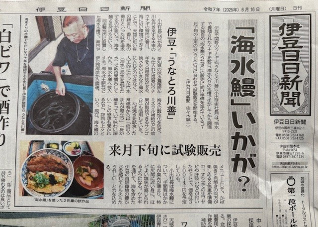 海水うなぎ（二水うなぎ）