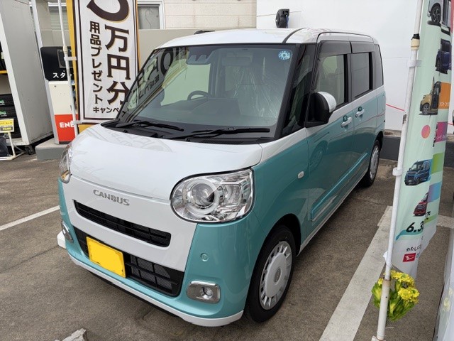 新車「ダイハツ・ムーブキャンバス」納車しました！