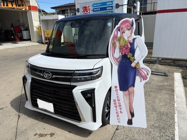 新車「ダイハツ・タントカスタム」納車しました！