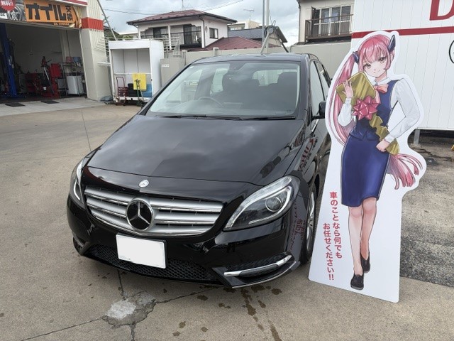 中古車「メルセデスベンツBクラス」納車しました！