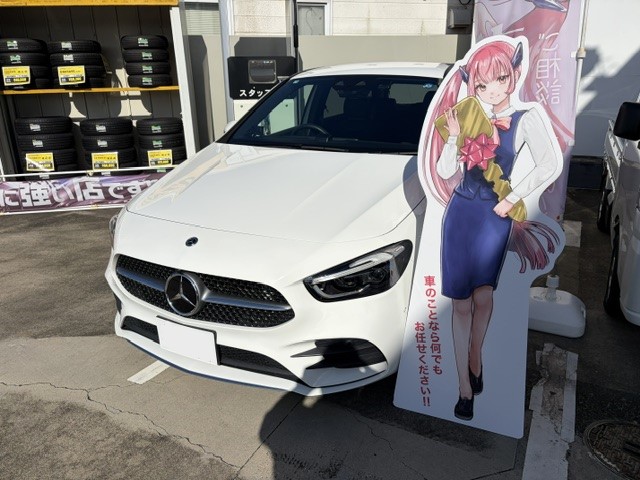 中古車「メルセデス・ベンツBクラス」納車しました！