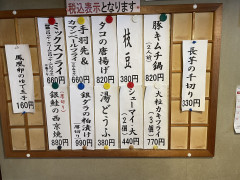 本日のおつまみ