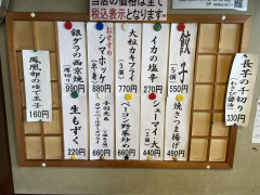 本日のおつまみ