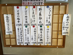 本日のおつまみ