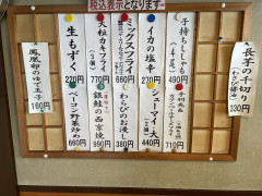 本日のおつまみ