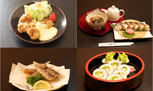 宮崎の郷土料理は勿論、地元獲れの食材を丁寧に調理しております。