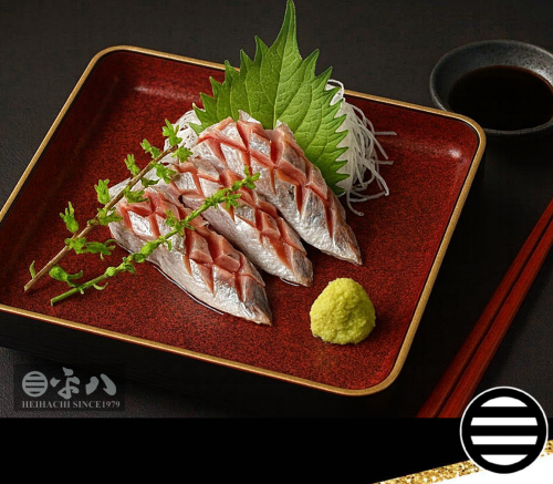 🥢 本日の一品…『〆鯵の刺身』