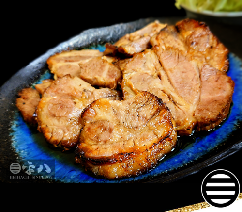 🥢 本日の一品…平八新春名物！『自家製 炙りチャーシュー』