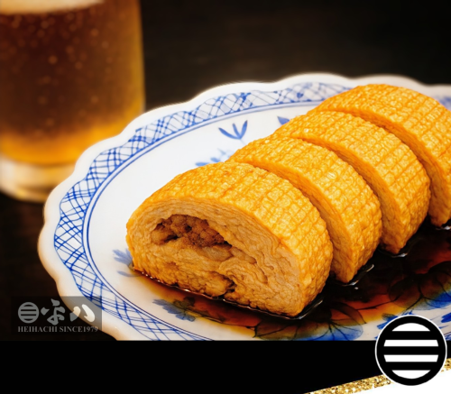 🥢 本日の一品…『煮穴子の玉子焼き（ツメ添え）』