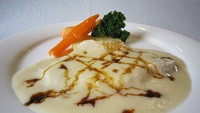 ボイルポークホースラディッシュソース（週替わりランチ）