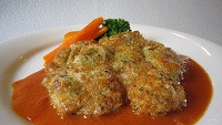 チキンカツレツトマトソース（木曜日のランチ）