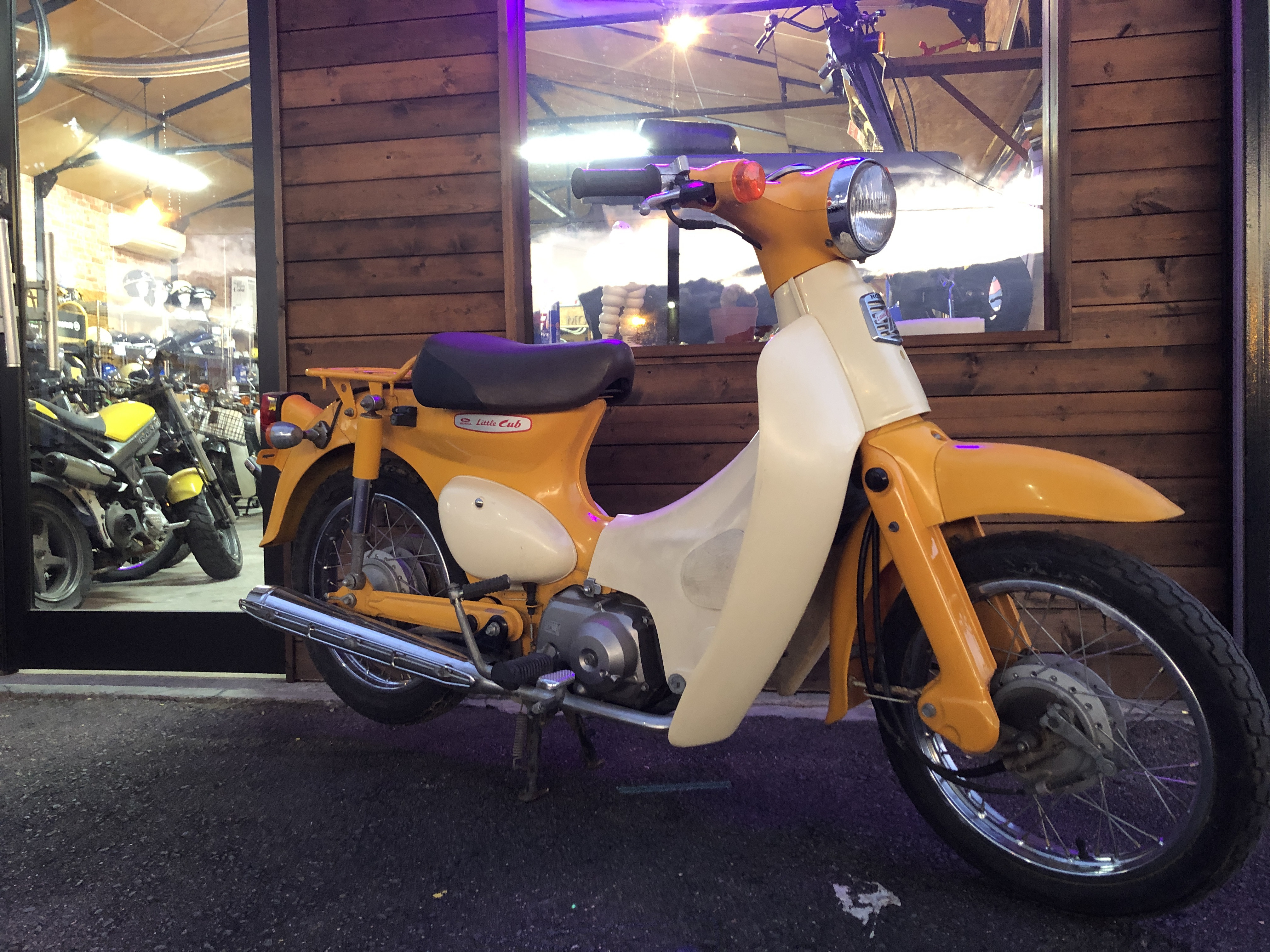 原付　50cc リトルカブ　イエロー 新車バイク ホンダ スーパーカブ50 イエロー 2022年3月入荷