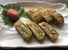 モズクの玉子焼き