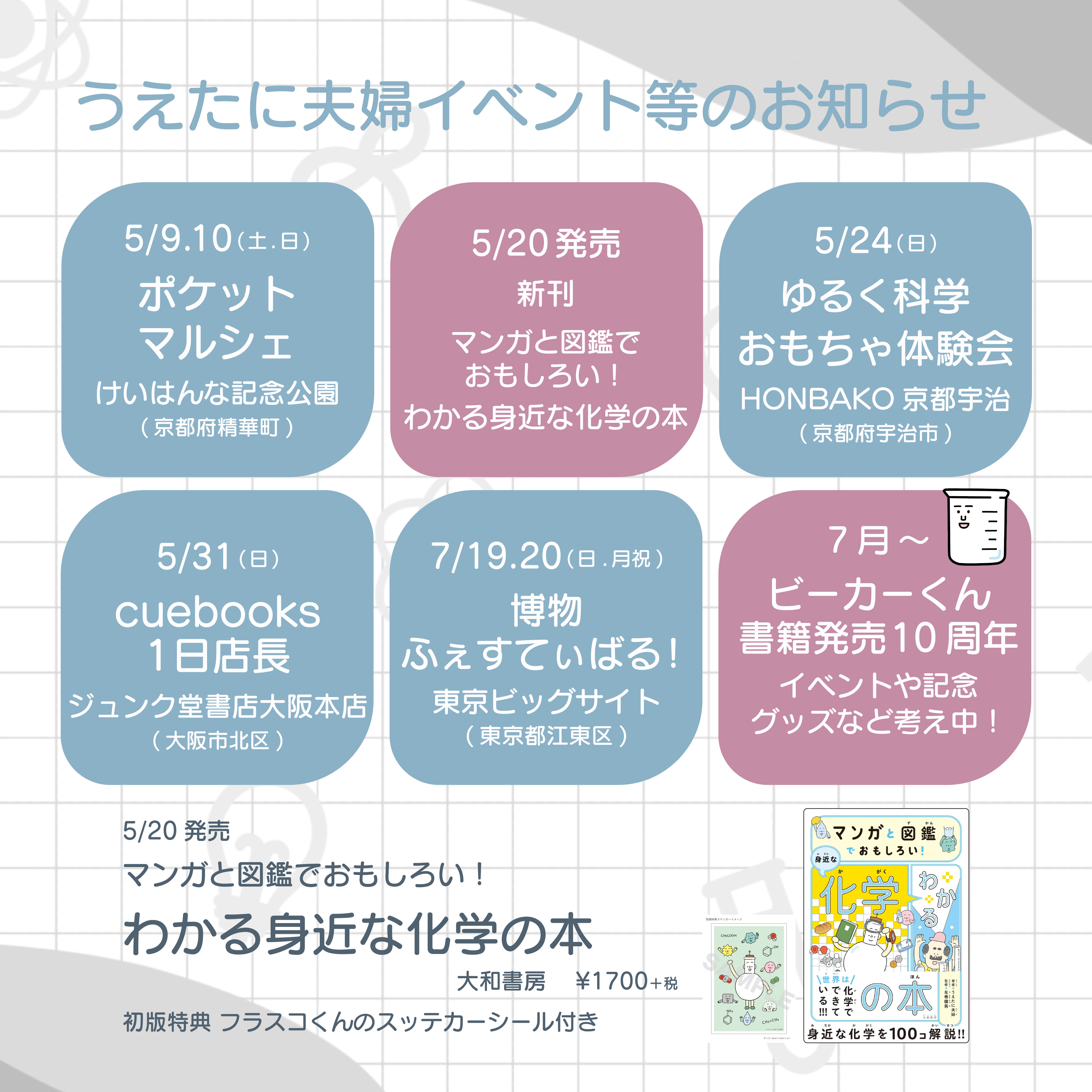 うえたに夫婦イベント出展情報