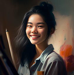 TakahitoOg_Young_woman_painter_smiling_black_hair_064d35c6-e41a-4818-8000-8d4bd55b228d.png
