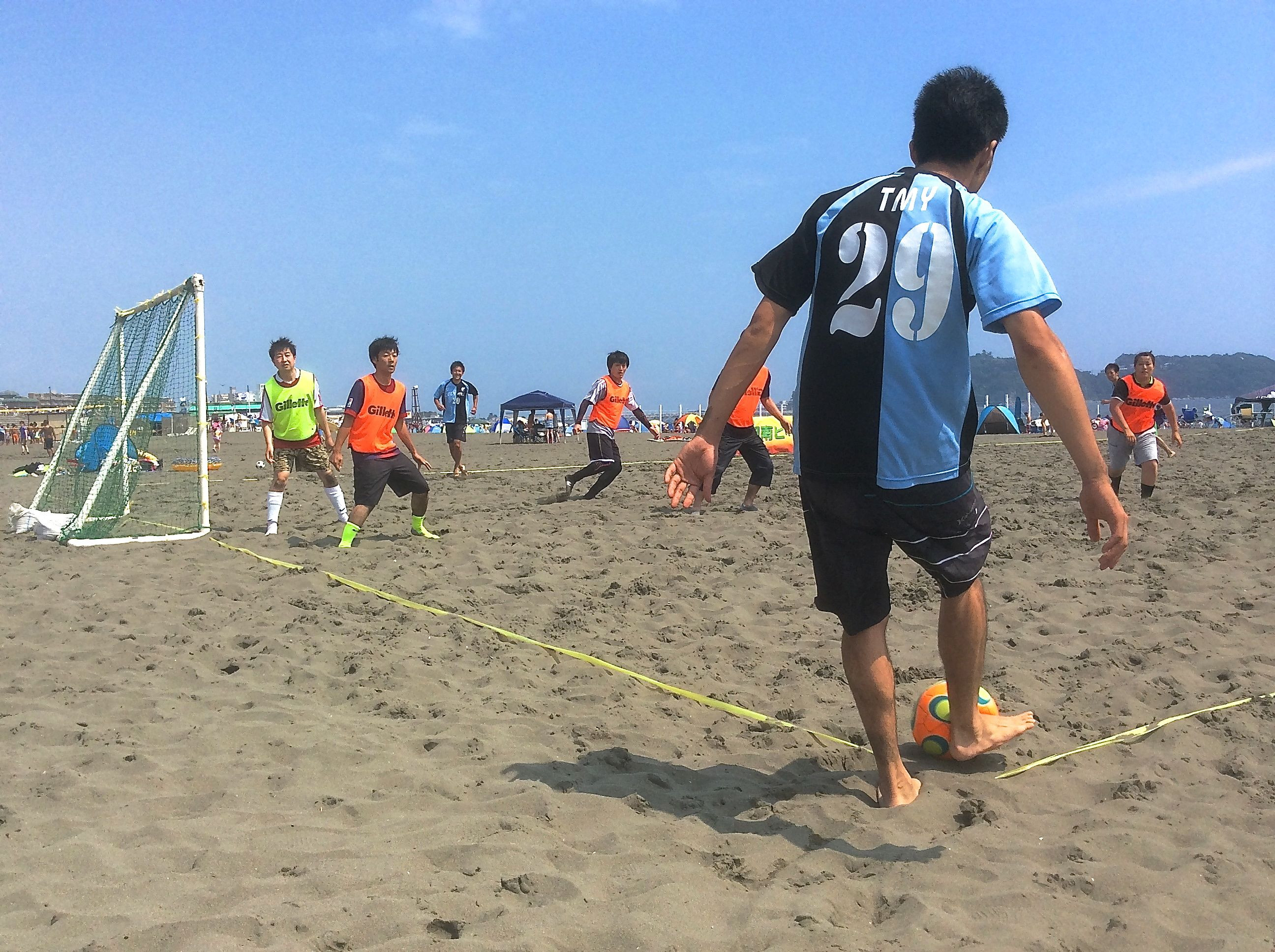 湘南ビーチサッカー第1戦！満員御礼！！　参加募集は締め切りました。