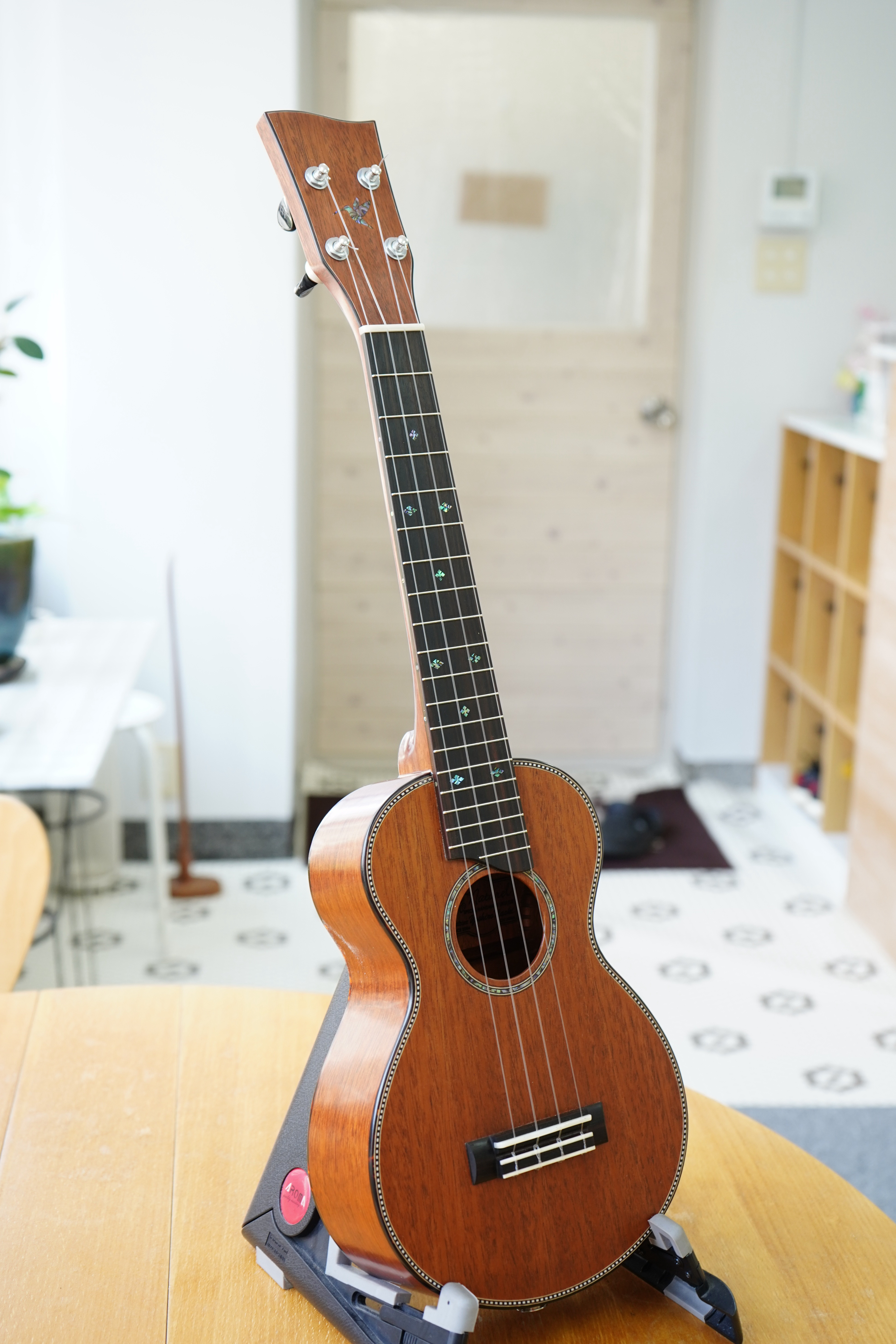 Naturel ukulele ソプラノ ロングネック ホンジュラスマホガニー