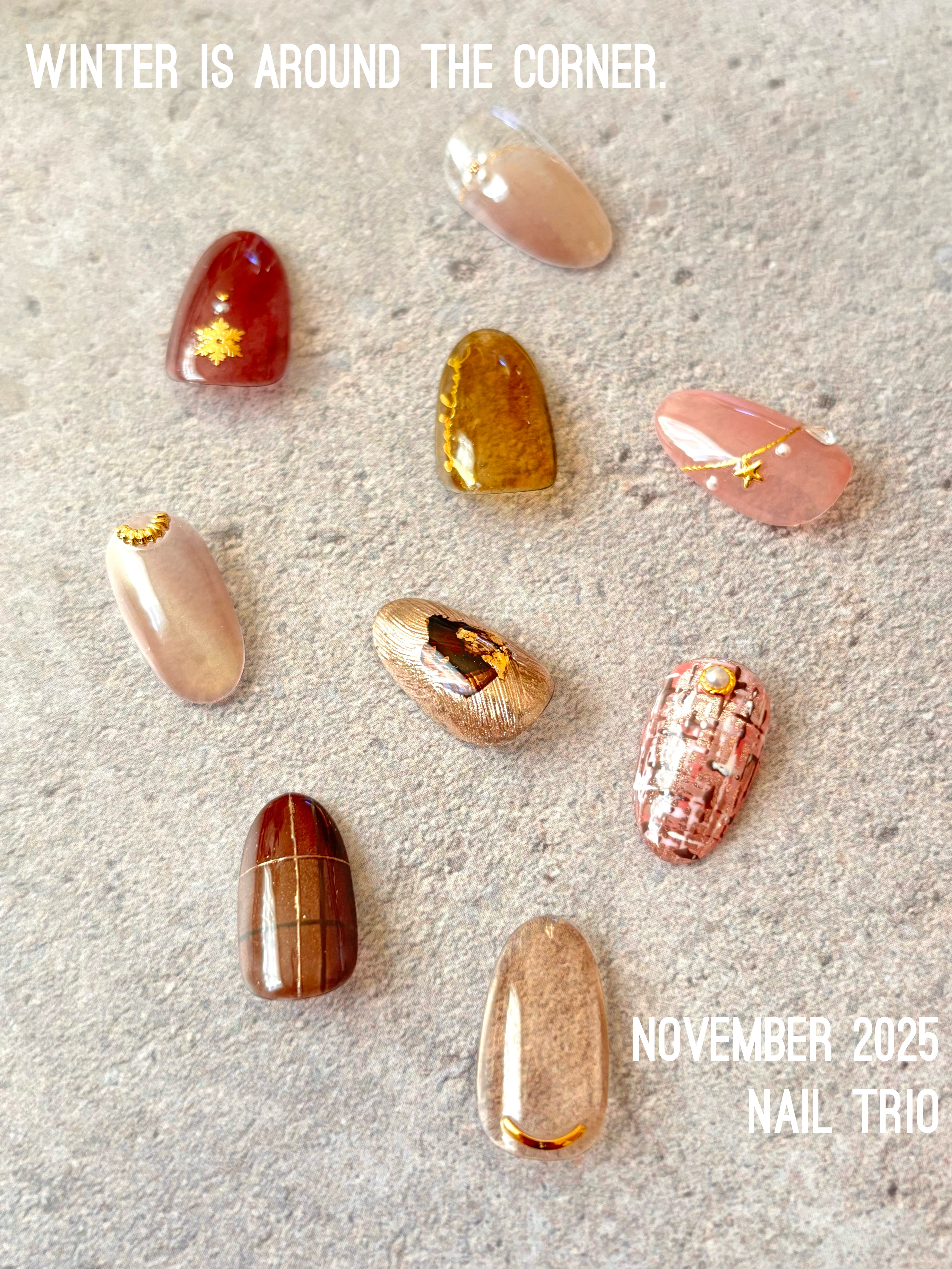 11月の定額ネイルのお知らせ🦉