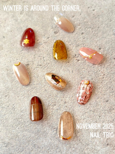 11月の定額ネイルのお知らせ🦉