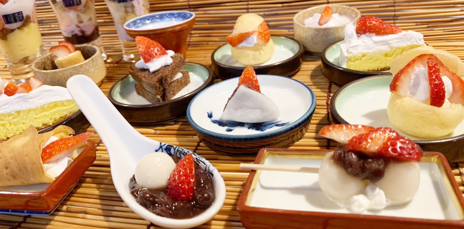 【4月開催いちごフェア】3周年記念 平日限定甘味ビュッフェ付きランチ