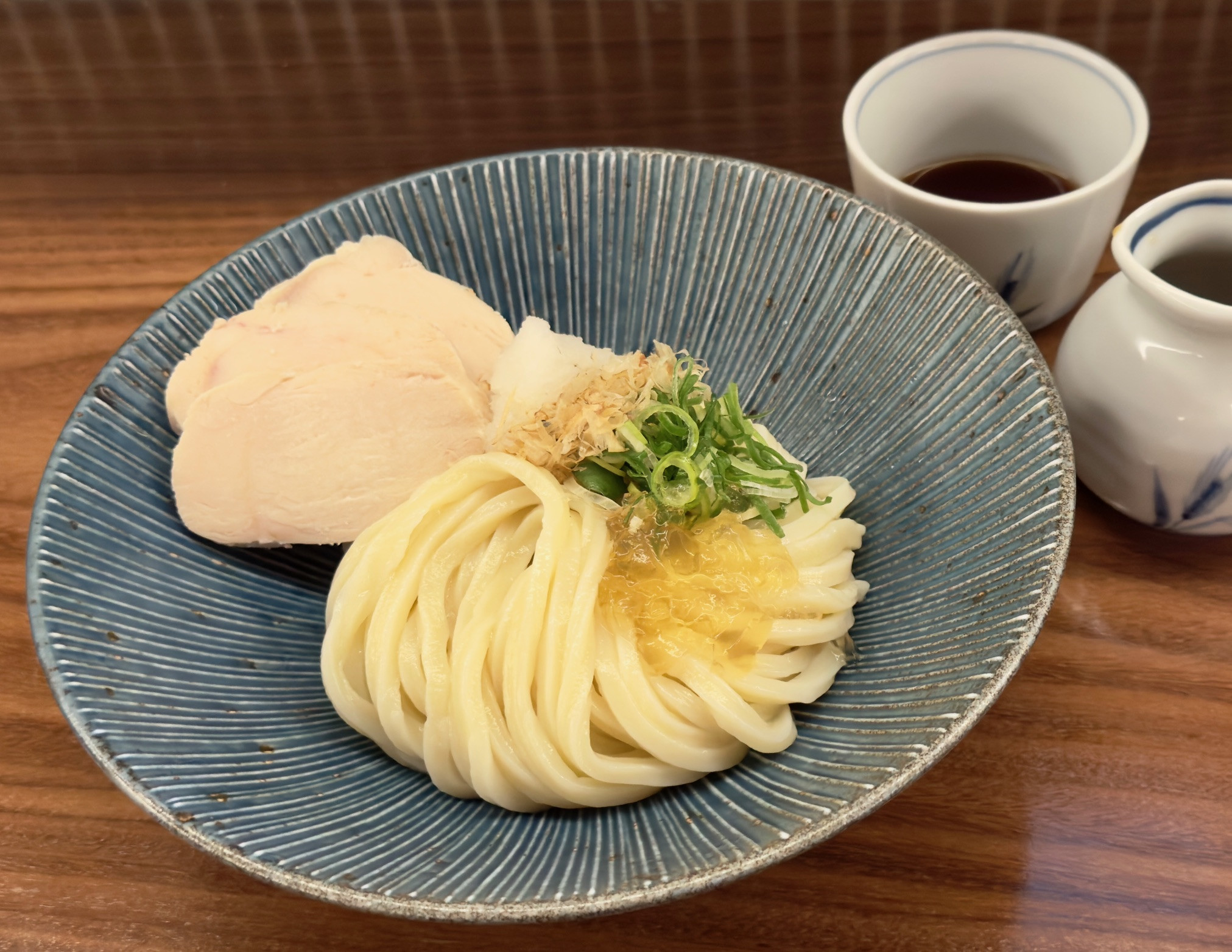 塩鶏ぶっかけうどん