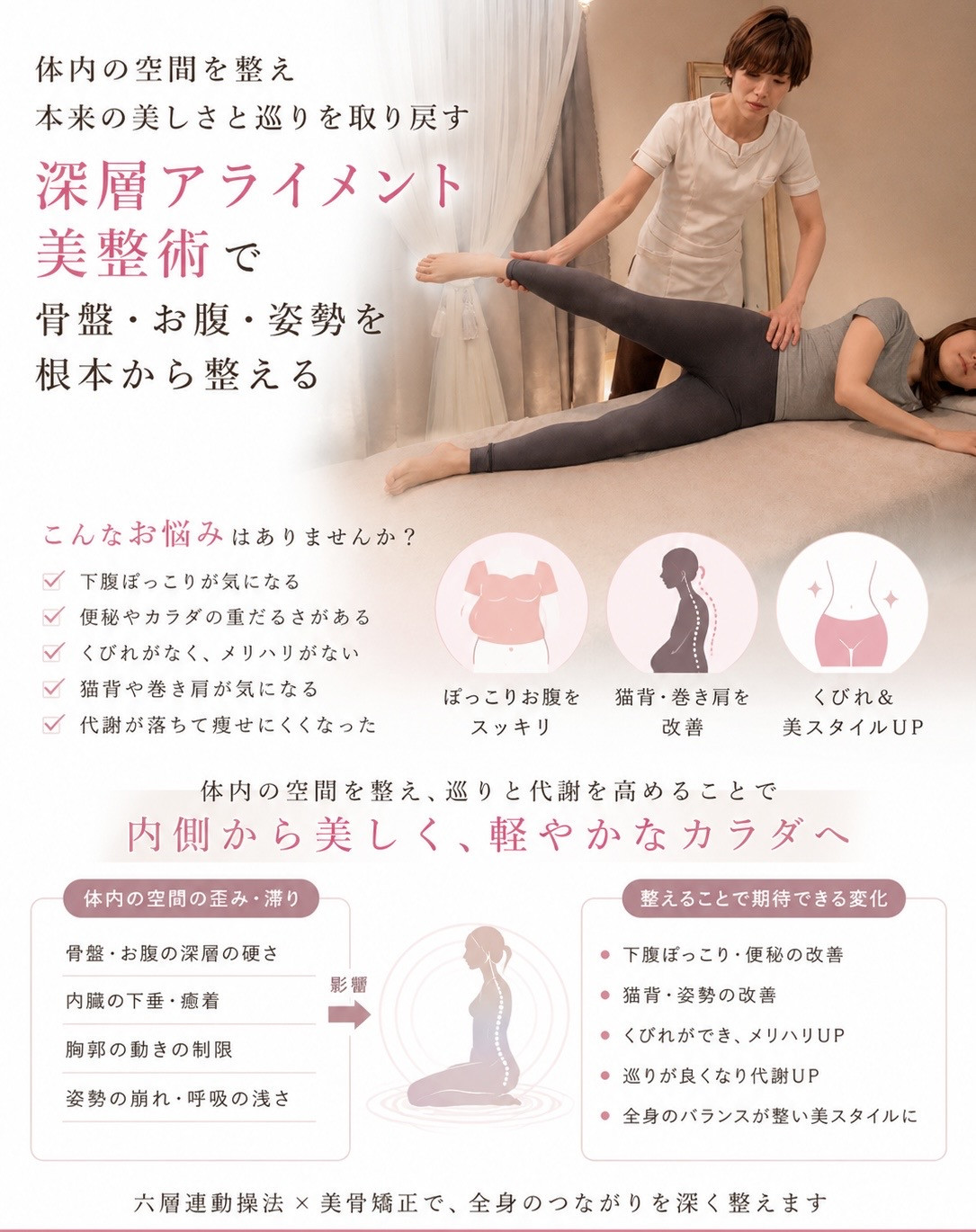 ☆新メニュー『深層アライメント美整術』