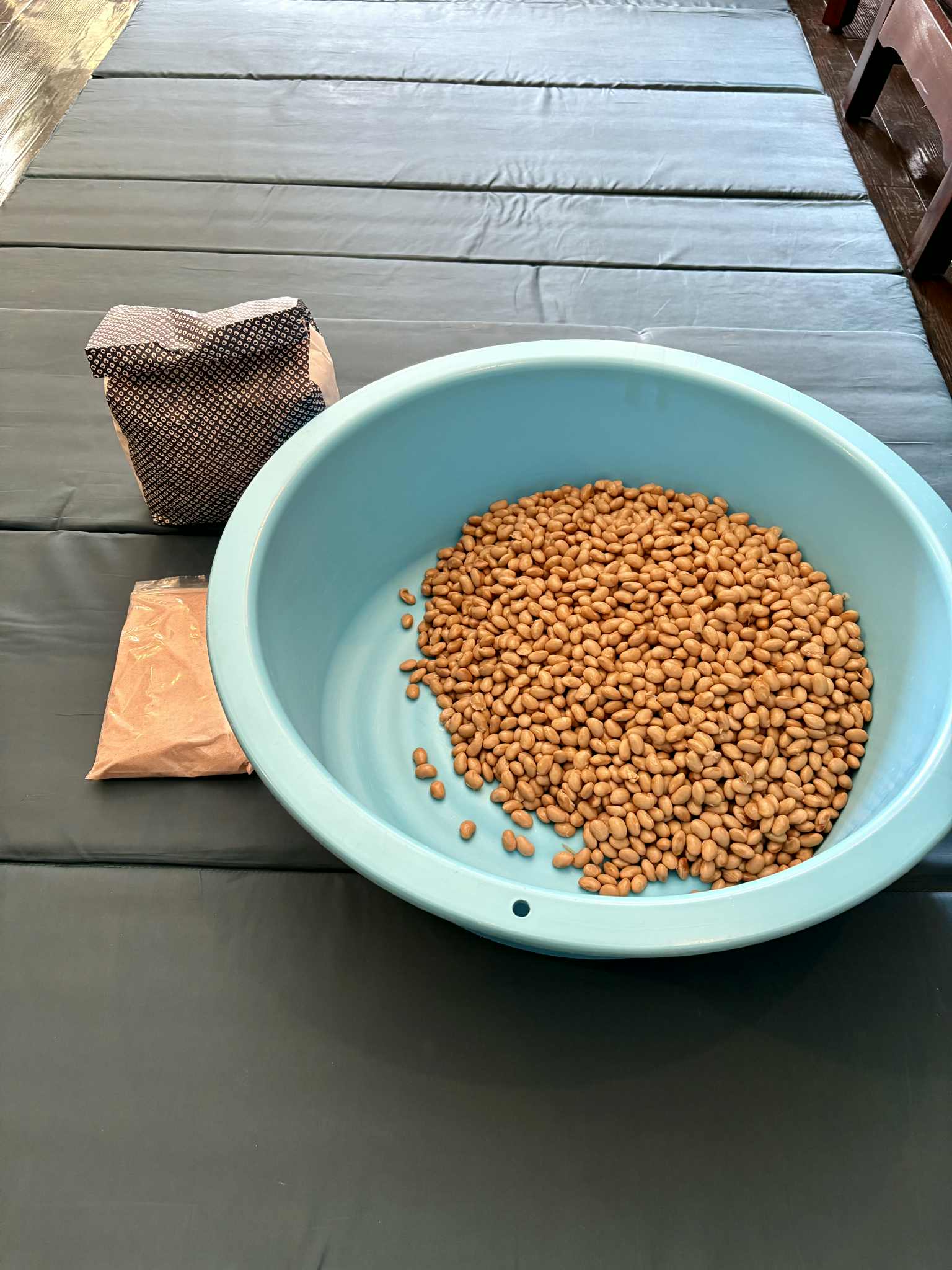 無農薬味噌講座