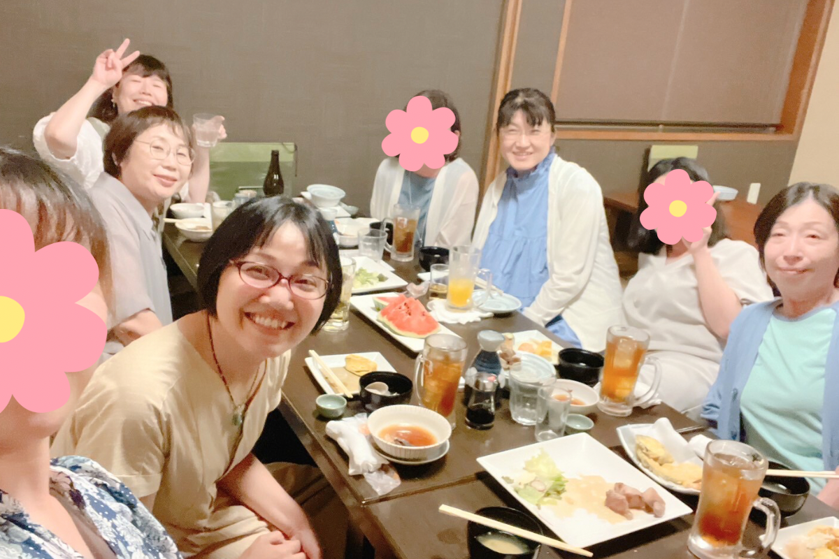 二次会の集合写真