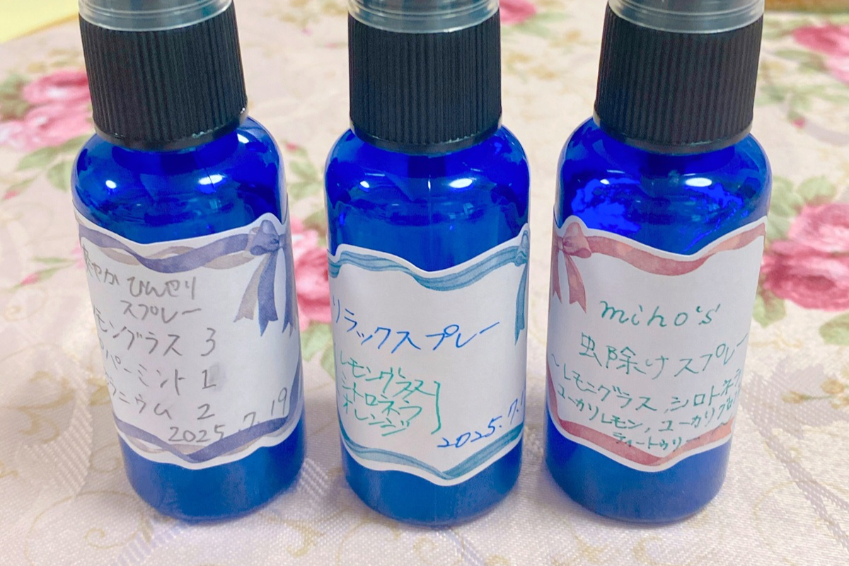 アロマスプレー作り