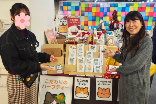 【活動レポ】天神FAVOマルシェ初出店｜人気のハーブティーは完売しました♡（どうらく市場）