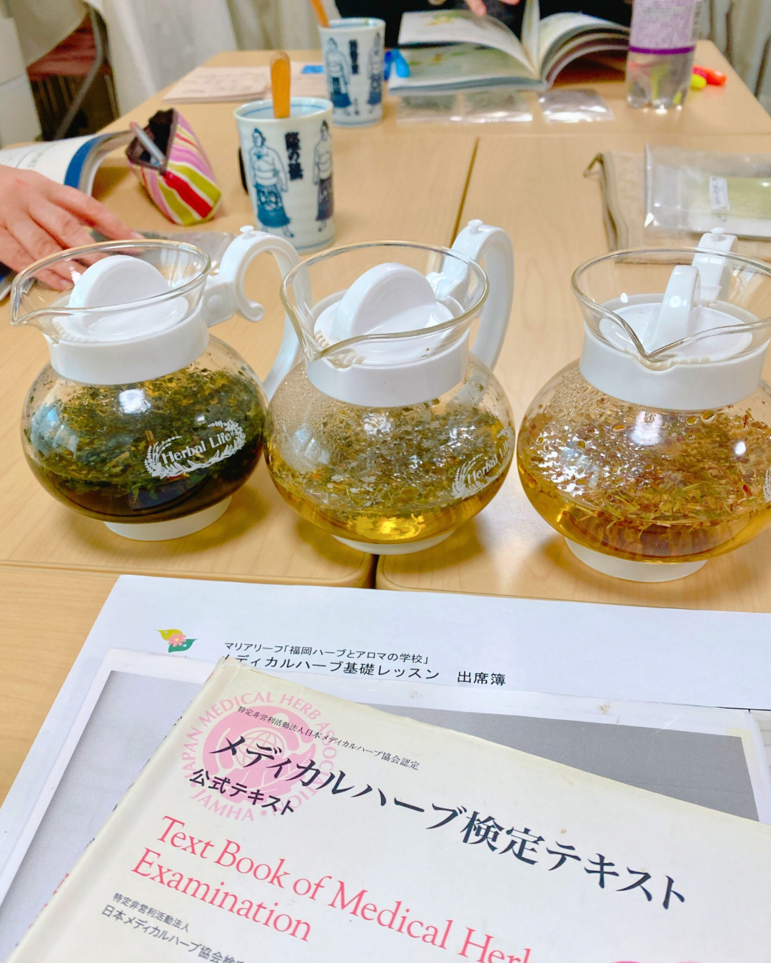 ハーブ基礎レッスン 第3講座の様子