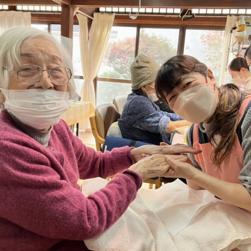 【ボランティア日記】デイサービス牛島さまにて｜生徒さまと共にSMCハンドケア