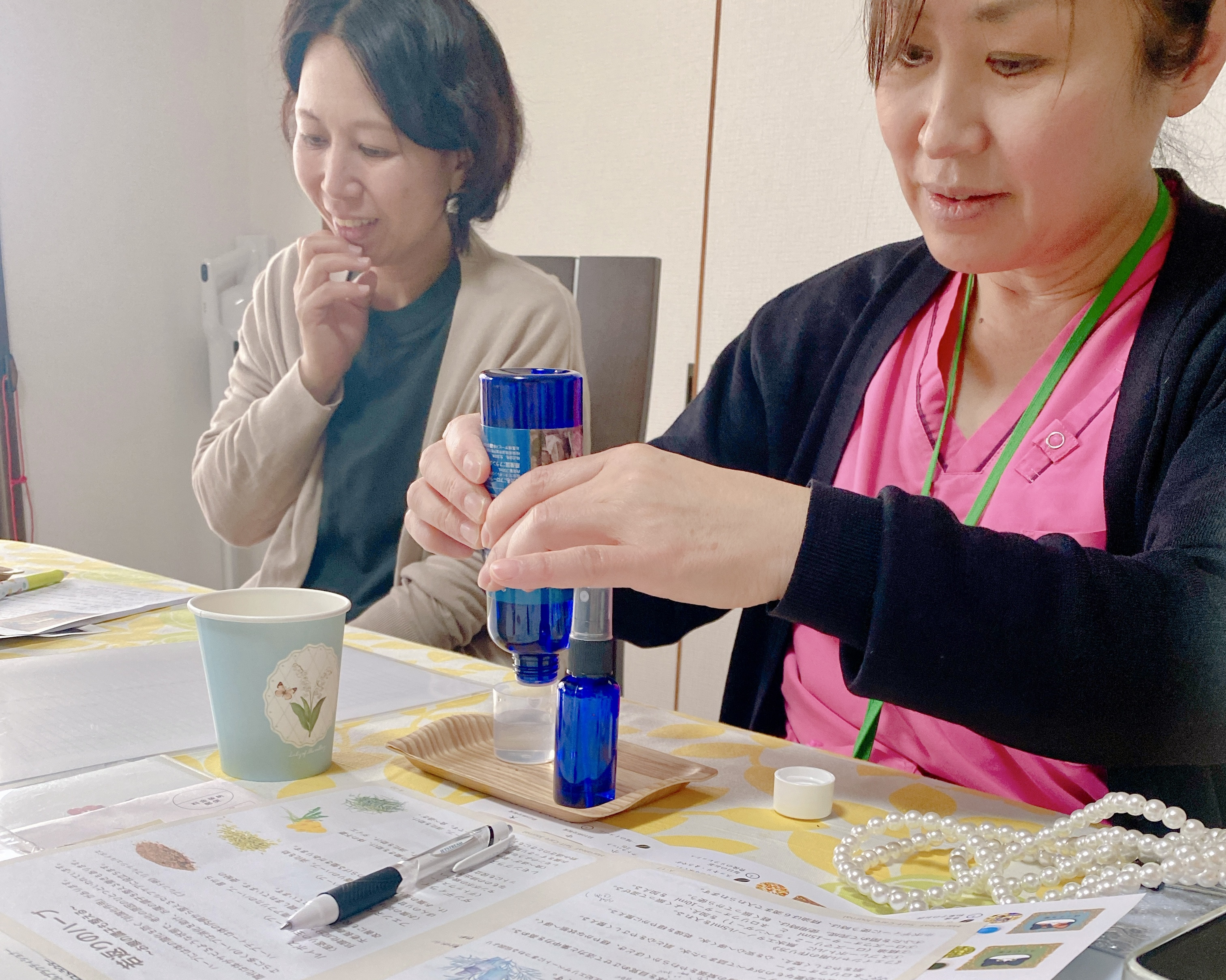 ワークショップでの交流の様子