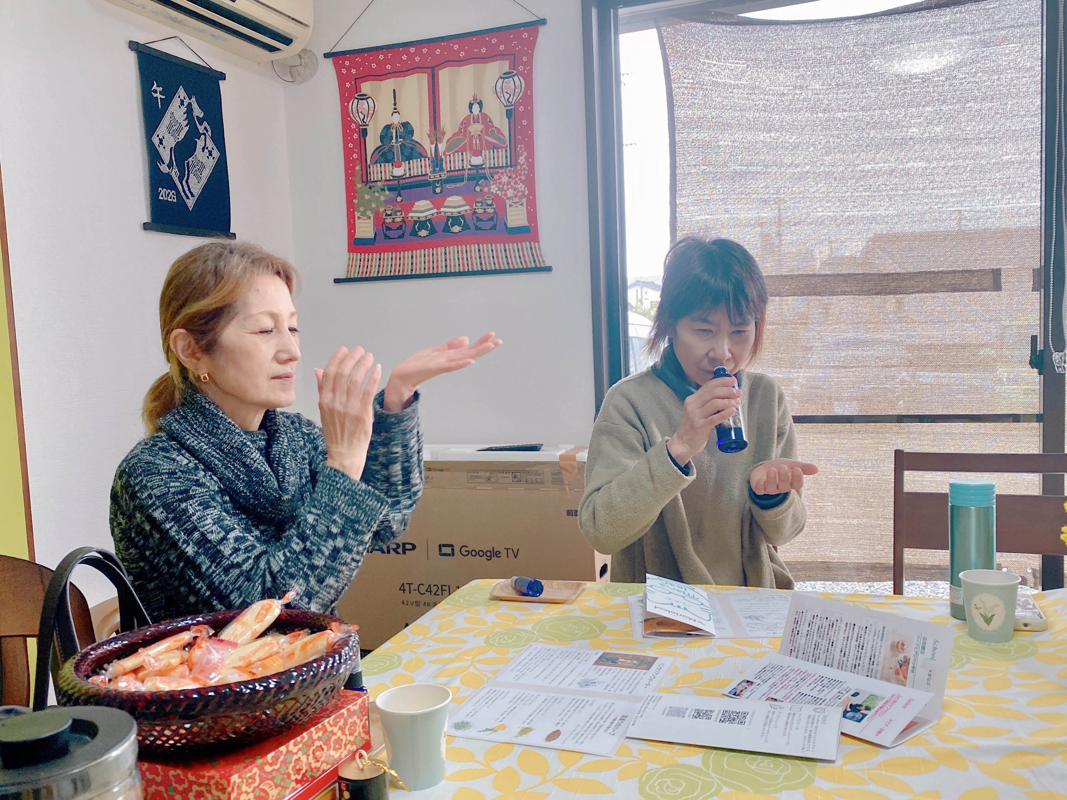 ハンガリアンウォーター作りの様子