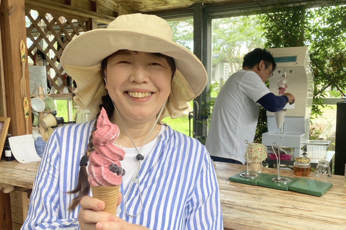 プティールさんのソフトクリーム2