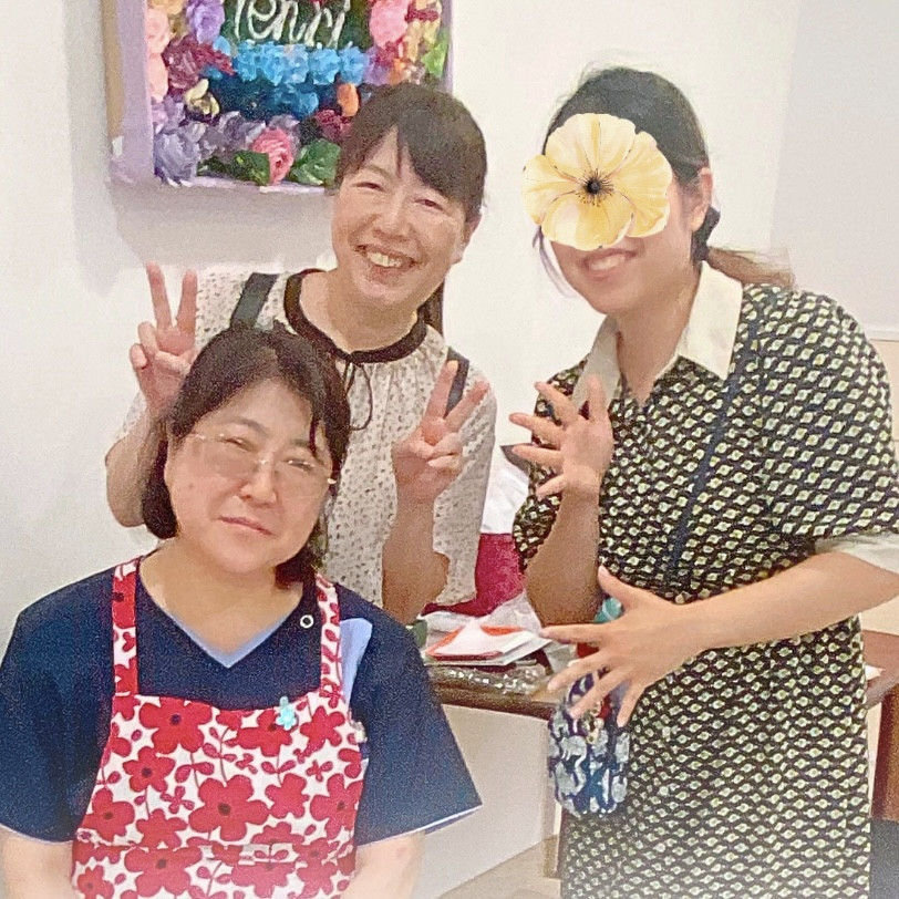 生徒さまの初マルシェを応援