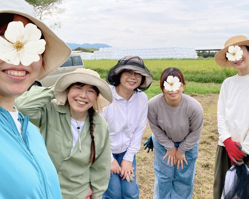 生徒さんと過ごすマリアリーフガーデン