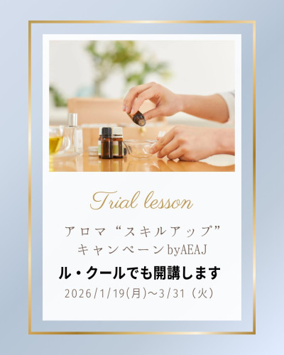 アロマ&ldquo;スキルアップ_キャンペーンbyAEAJ.png