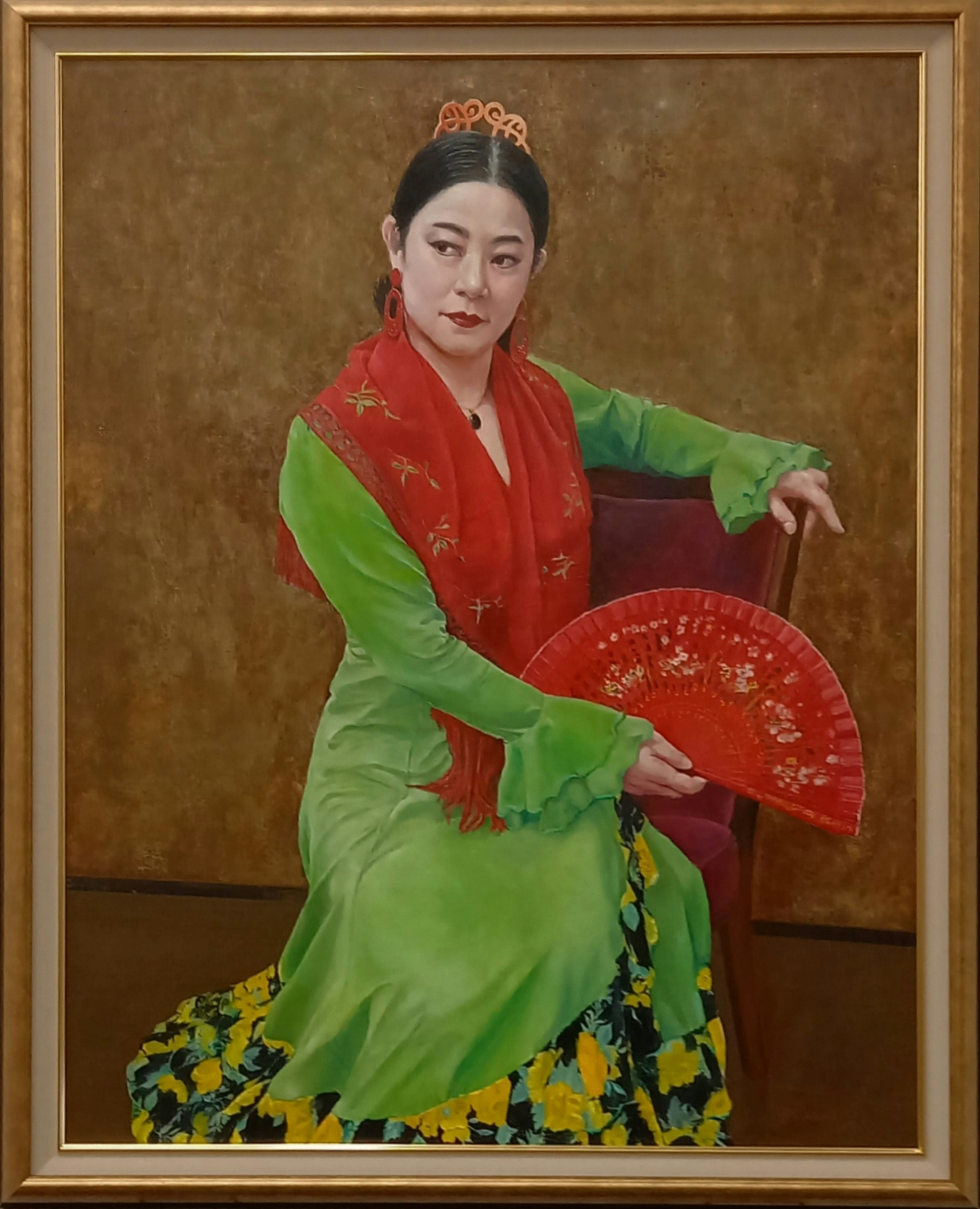 第69回全日本肖像美術協会展　衆議院議長賞受賞作品です