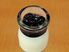 プレミアムプリンブルーベリー