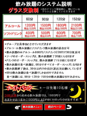 飲み放題説明