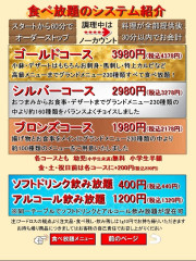 食べ放題　説明