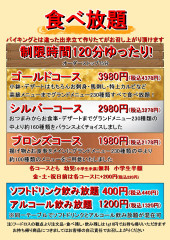 食べ放題　説明