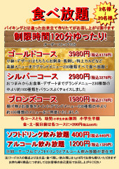 食べ放題　説明