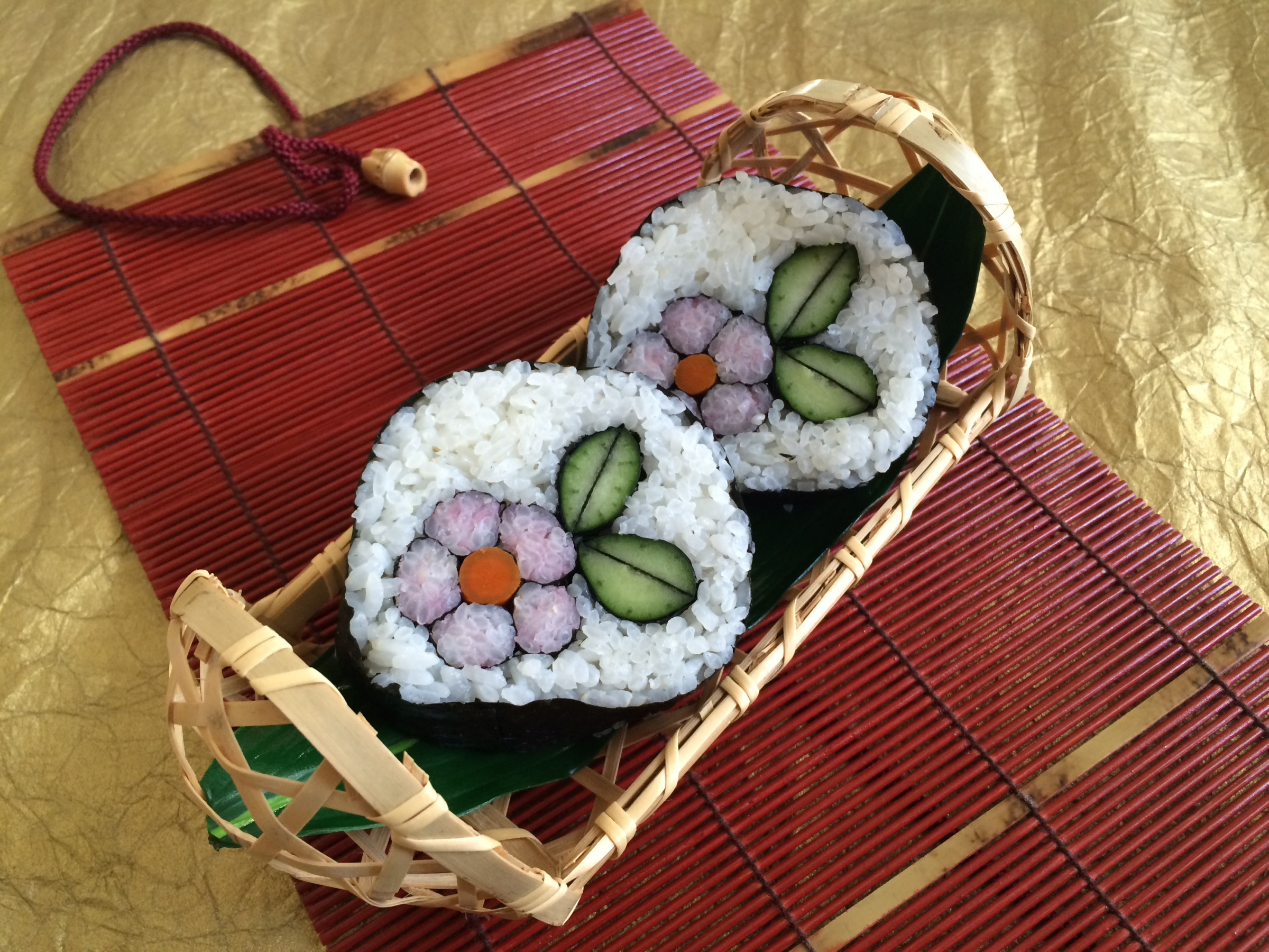 飾り巻き寿司お花