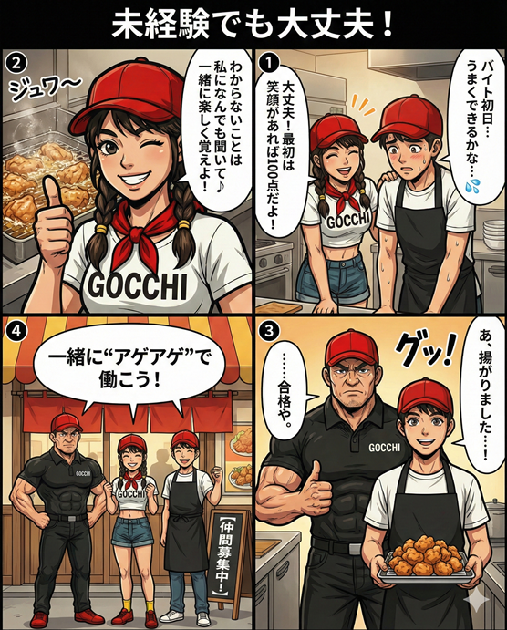学生4コマ漫画