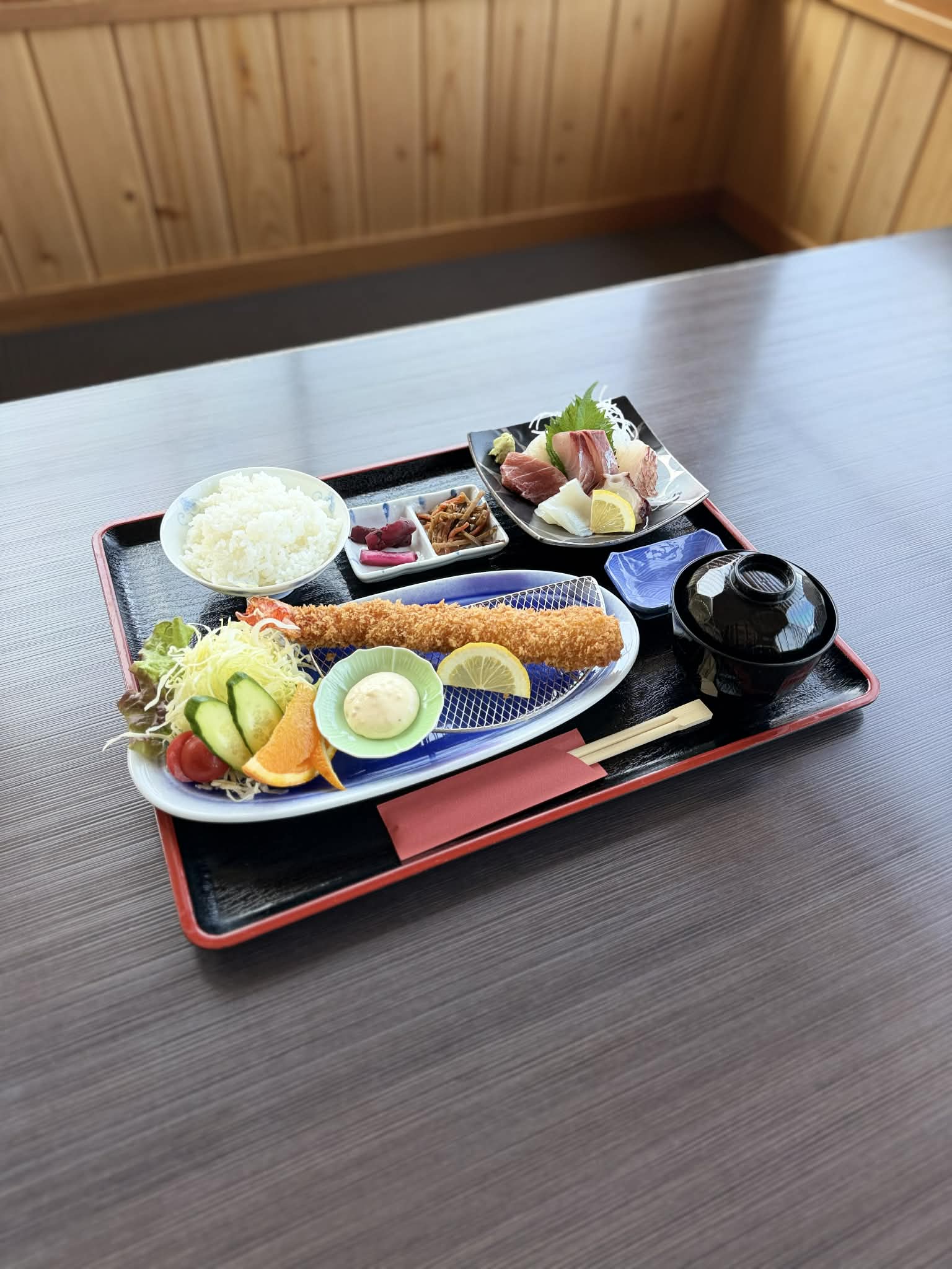 【1本】大海老フライ御膳（ご予約者様限定メニュー）