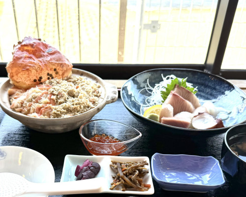 【完全ご予約のみ】焼がに土鍋ひつまぶし御膳